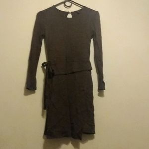 Ann Taylor cashmere dress in brown